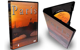 Boîtier noir et jaquette couleur pour cette duplication DVD en gravure, livrée à Paris.
